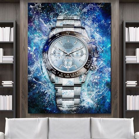 rolex canvas art|More.